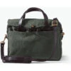 Filson Rugged Twill Original Briefcase 1 Filson Rugged Twill Original Briefcase -Travel Storage Shop 11070256 OtterGreen main 01 1
